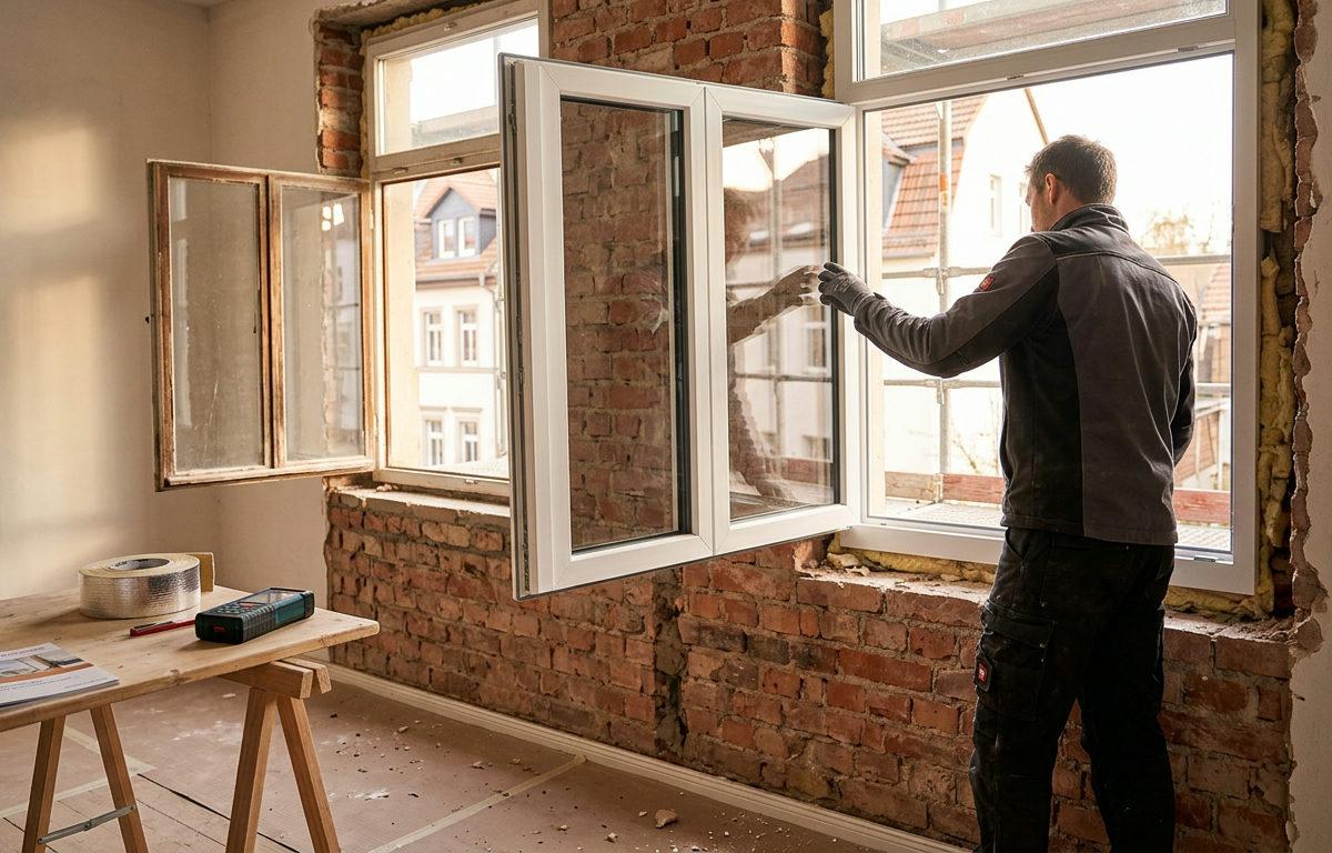 Fenstertausch im Altbau: U-Werte, Förderung und Fallstricke